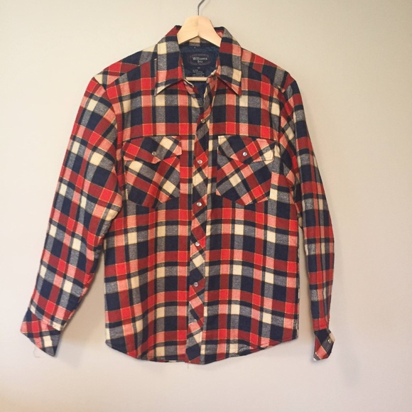 nylon lined flannel shirt